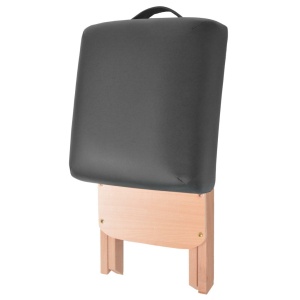 Set taburet și masă de masaj pliabilă in 3 zone, grosime 10 cm, negru - Img 5