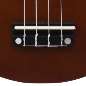 Set ukulele soprano, cu husă, pentru copii, lemn inchis, 23" - Img 9