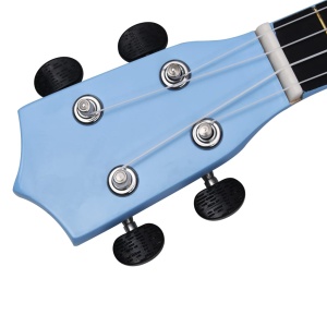 Set ukulele Soprano pentru copii, cu husă, bleu, 23" - Img 7