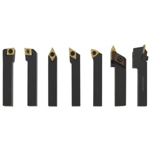Set unelte de strunjire indexabile, 12 piese, 12 x 12 mm, 80 mm - Img 6