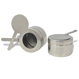 Set vase incălzire mâncare, 2 piese, oțel inoxidabil - Img 9