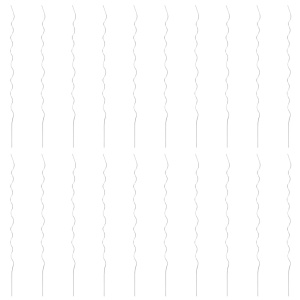 Spirale pentru suport plante, 20 buc., 170 cm, oțel galvanizat - Img 3