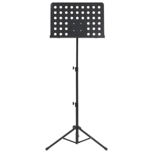 Stativ pentru partituri muzicale, negru, oțel - Img 3
