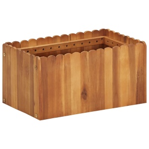 Strat inălțat de grădină, 50 x 30 x 25 cm, lemn masiv de acacia