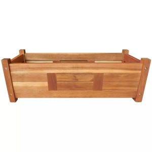 Strat inălțat de grădină, 76 x 27,6 x 25 cm, lemn de acacia - Img 3