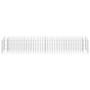 Strat inălțat gabion, 180 x 30 x 30 cm, oțel galvanizat - Img 4
