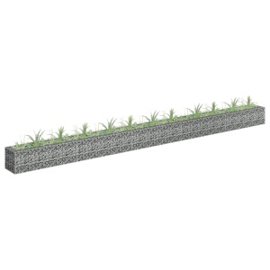 Strat inălțat gabion, 450 x 30 x 30 cm, oțel galvanizat