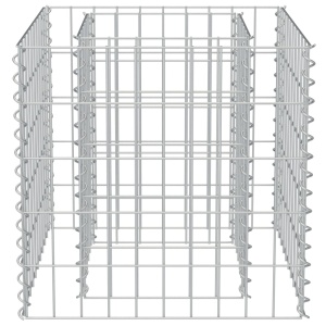 Strat inălțat gabion, 50 x 50 x 50 cm, oțel galvanizat - Img 7