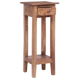 Suport de plante, 30x30x75 cm, lemn masiv reciclat - Img 2