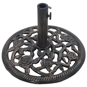 Suport de umbrelă, bronz, 12 kg, fontă, 48 cm - Img 3