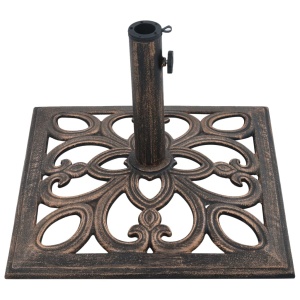 Suport de umbrelă, bronz, 12 kg, fontă, 49 cm - Img 4