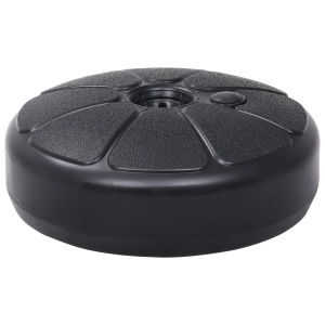Suport de umbrelă, negru, 15 L, umplere cu nisip/apă - Img 2