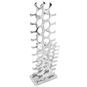 Suport pentru băuturi din aluminiu 27 de sticle argintiu