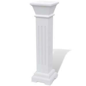 Suport plante in formă de pilon clasic pătrat, MDF - Img 2