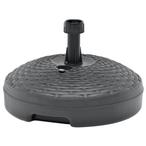 Suport umbrelă, antracit, 20 L, plastic, umplere cu nisip/apă