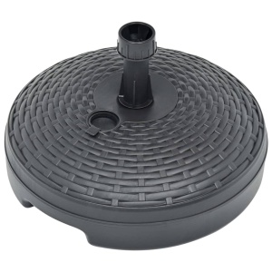 Suport umbrelă, antracit, 20 L, plastic, umplere cu nisip/apă - Img 4