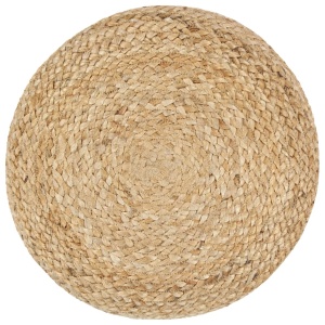 Taburet lucrat manual, 40 x 45 cm, iută - Img 3