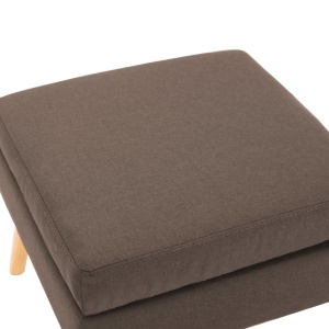 Taburet, maro, material textil - Img 3