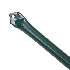 Țăruși grădină, 10 buc, 1 m, metal, verde - Img 3