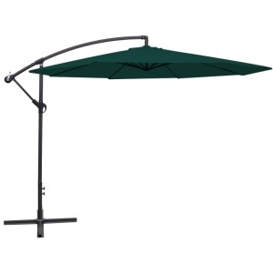 Umbrelă cantilever 3,5 m, Verde