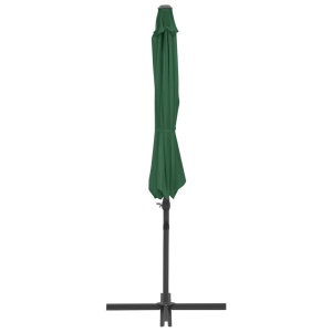 Umbrelă de exterior cu bază portabilă, verde - Img 5