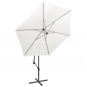 Umbrelă de soare 3 m, Alb Nisip - Img 3