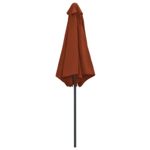 Umbrelă de soare cu stâlp aluminiu, cărămiziu, 270 x 246 cm - Img 7