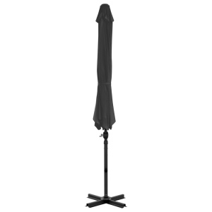 Umbrelă suspendată cu stâlp din aluminiu, antracit, 300 cm - Img 4