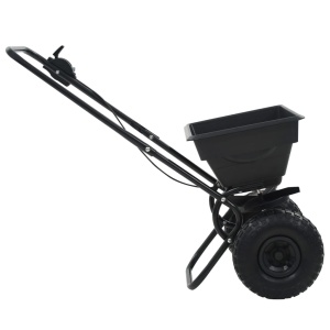 Utilaj de imprăștiat sare, 92x46x70 cm, PVC și oțel, 15 L - Img 3