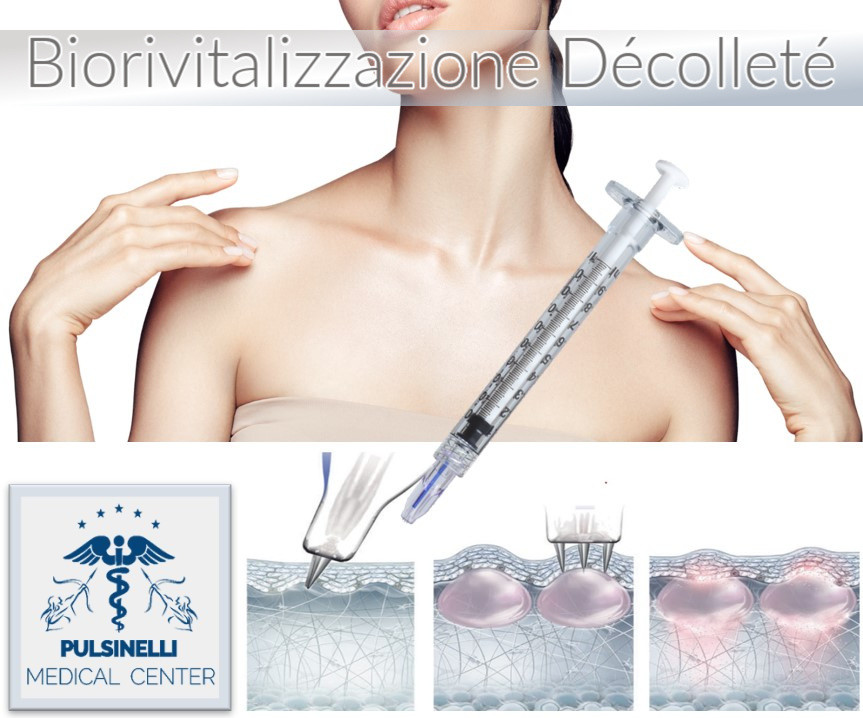 BIORIVITALIZZAZIONE COLLO o DECOLLETE PRODIGIO DI BELLEZZA 1 seduta