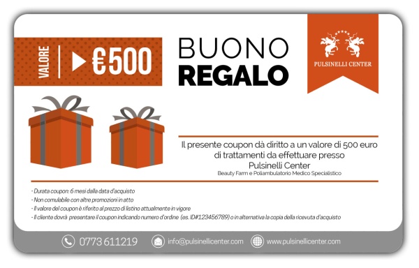 BUONO REGALO valore 500 EURO