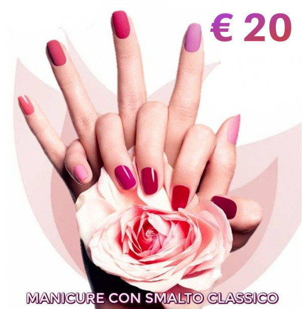 MANICURE CON SMALTO CLASSICO