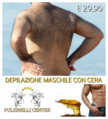 DEPILAZIONE MASCHILE CON CERA: SCHIENA