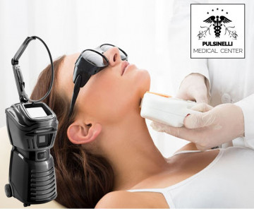 EPILAZIONE LASER DIODO AD ALTA POTENZA MENTO + PLATISMA
