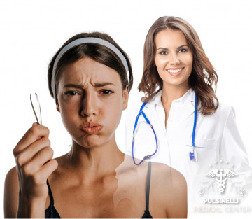 IRSUTISMO EPILAZIONE MEDICA LASER : VISO + BAFFETTO 6 sedute