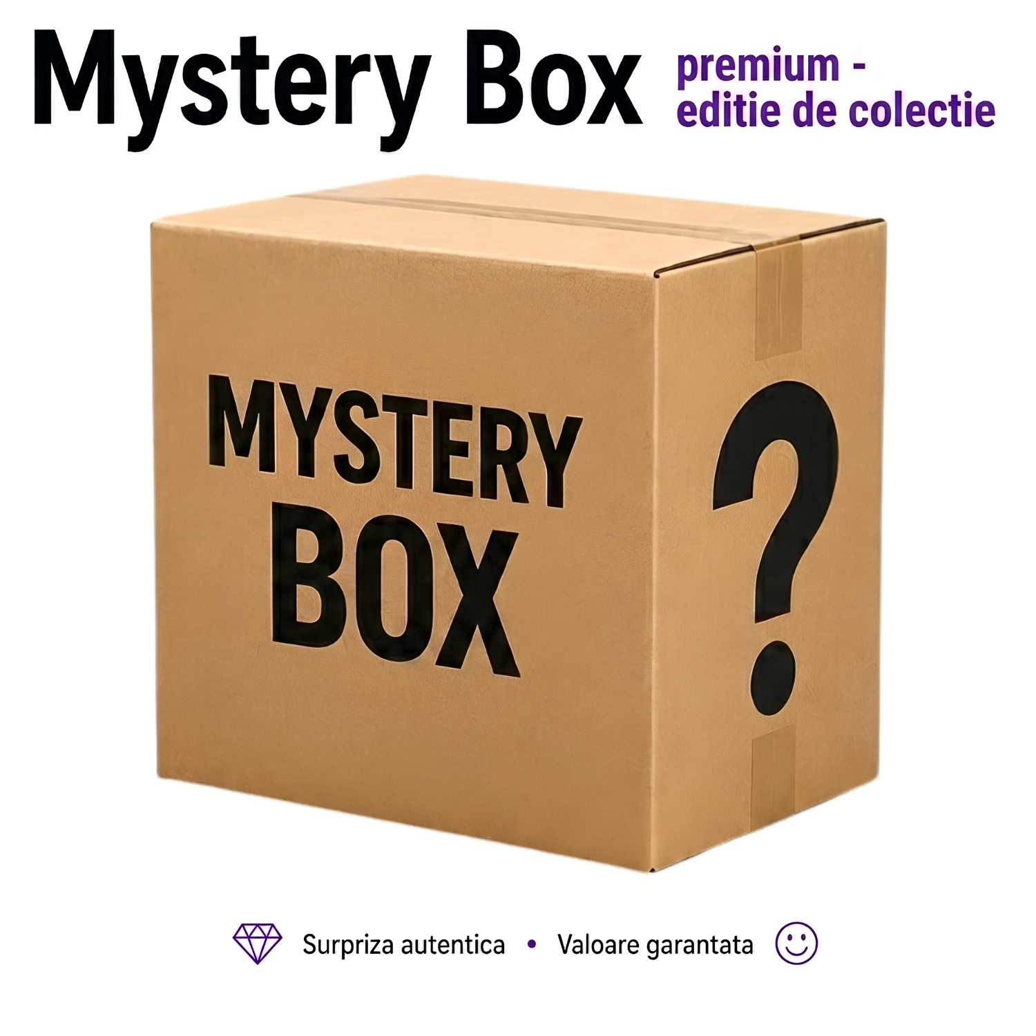 Set 2 Mystery Box România - Pachet de 2 Cutii Misterioase cu Surprize Utile (Textile, Unelte, Decorațiuni)