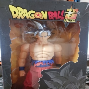 Bandai Dragon Ball Limit Breaker figurina Ultra Instinct Goku, 30cm, 5 puncte articulare, rezistenta, ambalaj grafica japoneza - Verificat A · Re-Bloom - Img 5