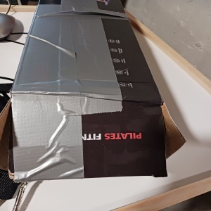Belle Vous set Pilates bara 92cm + 4 benzi rezistenta 18-23kg + 2 curele picioare + geanta transport, otel/latex, negru - Verificat A · Re-Bloom - Img 7
