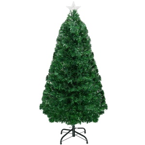 Brad artificial pentru Craciun Re-Bloom, LED, PVC/metal, verde, 60 x 120 cm, Resigilat, Grad A - Img 2