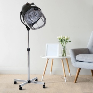 Casca pentru uscat parul Re-Bloom, reglabila pe inaltime, polipropilena/PC/otel, negru, 65 x 65 x 115-165 cm, Resigilat, Grad A - Img 4
