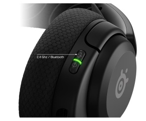 Casti gaming wireless SteelSeries Arctis Nova 5 pentru PC/PS4|5, Switch, Mobile, Mac, Oculus Quest 2, USB/Wireless/Bluetooth, drivere 40 mm, microfon retractabil Arctis ClearCast Gen2, Bidirectional Noise Canceling, Resigilat, Grad A - Img 3