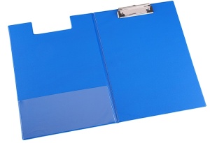 Clipboard Deli, dublu, albastru, Resigilat, Grad A - Img 3