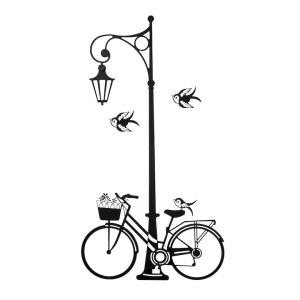 Cuier de perete Re-Bloom, metal, negru, 117 x 4 x 211 cm