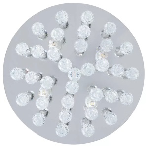 Eglo Almonte 94878 candelabru cristal 4xG9 LED, diametru 350 mm, IP44, otel cromat, baie - Verificat A · Re-Bloom - Img 2