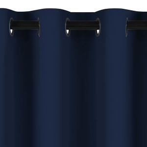 Flhf draperie opaca 140x175 cm, 100% poliester, inele de fixare, lavabila 30°C, albastru marin - Verificat A · Re-Bloom - Img 2