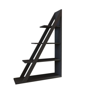 Hanah Home biblioteca, PAL melaminat, 100x29.5x150 cm, grosime 18mm, design modern/scandinav, antracit - Verificat A · Re-Bloom