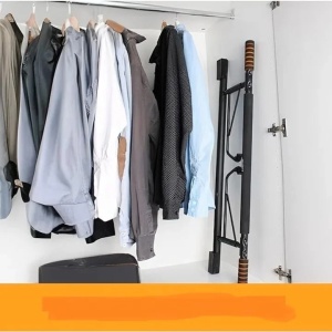 High Pulse bara tractiuni Pull Up Bar 90x24 cm, 120 kg, otel carbon, pozitii multiple prindere, tampoane spuma, montaj fara gaurire - Verificat A · Re-Bloom - Img 3