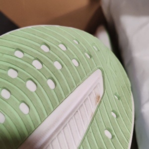 Hoka, Pantofi din material textil cu logo pentru alergare Mach 6, Verde deschis, 43, Resigilat, Grad B - Img 3