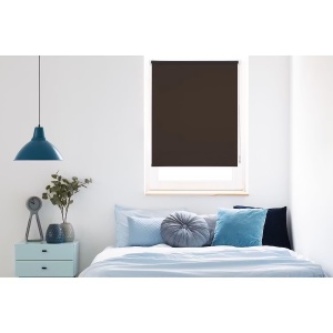 MyDeco jaluzea opaca 100x160 cm, 100% poliester, fixare cu clema, maro - Verificat A · Re-Bloom - Img 2