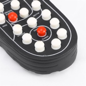 Papuci reflexoterapie cu arcuri, 7 puncte stimulare sistem nervos/sangvin, reglabili, negru - Verificat A · Re-Bloom - Img 2